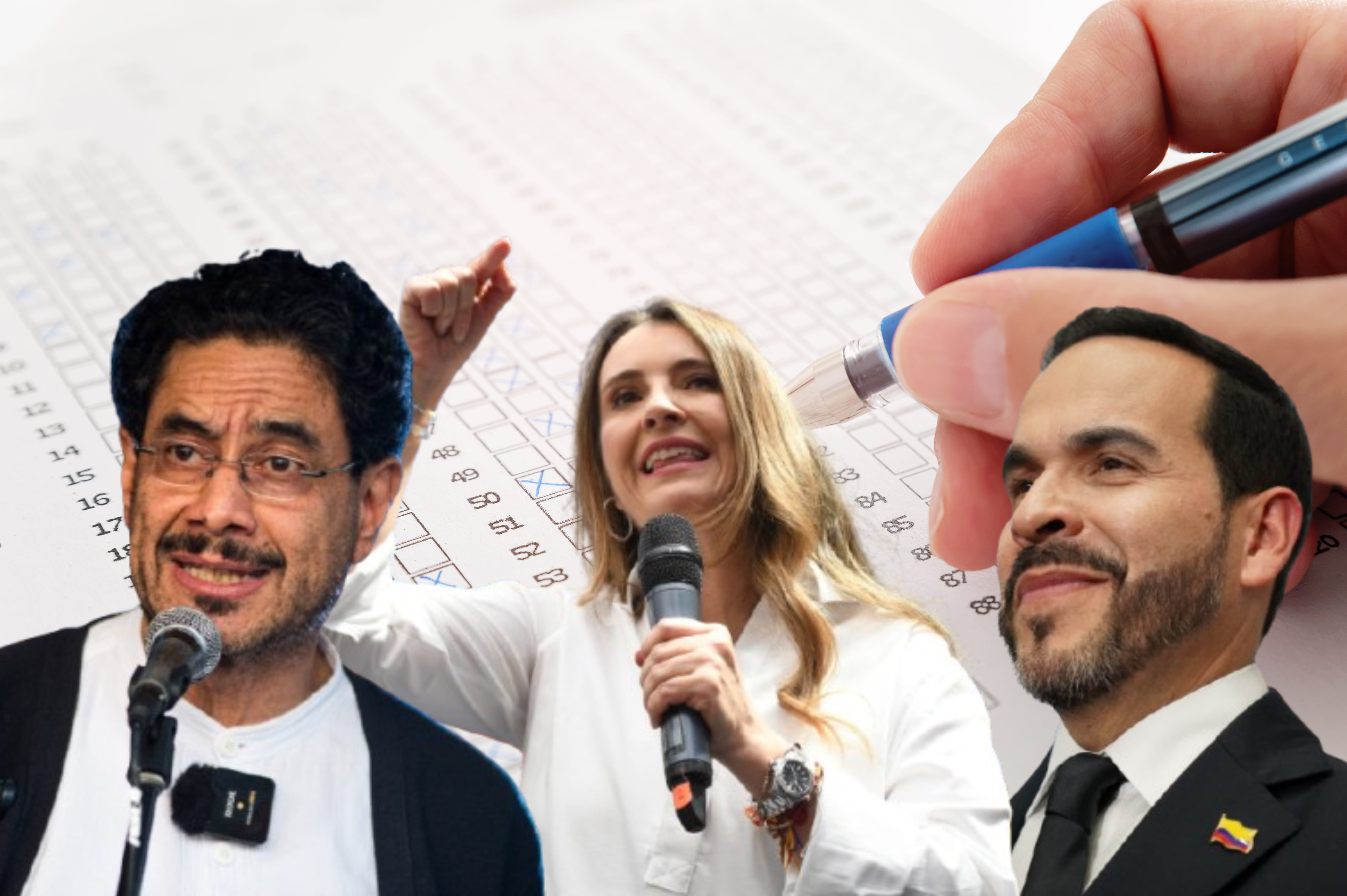 Imagen de referencia. Iván Cepeda - Paloma Valencia - Abelardo De La Espriella - Encuestas: Getty Images.