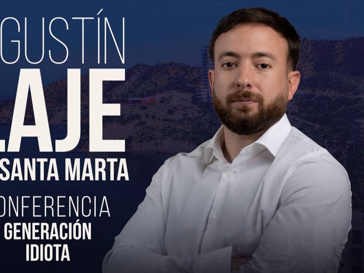 Agustín Laje estará en Santa Marta con su conferencia ‘Generación Idiota’