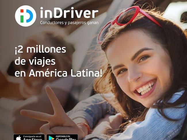 inDriver llega a 2 millones de viajes en América Latina