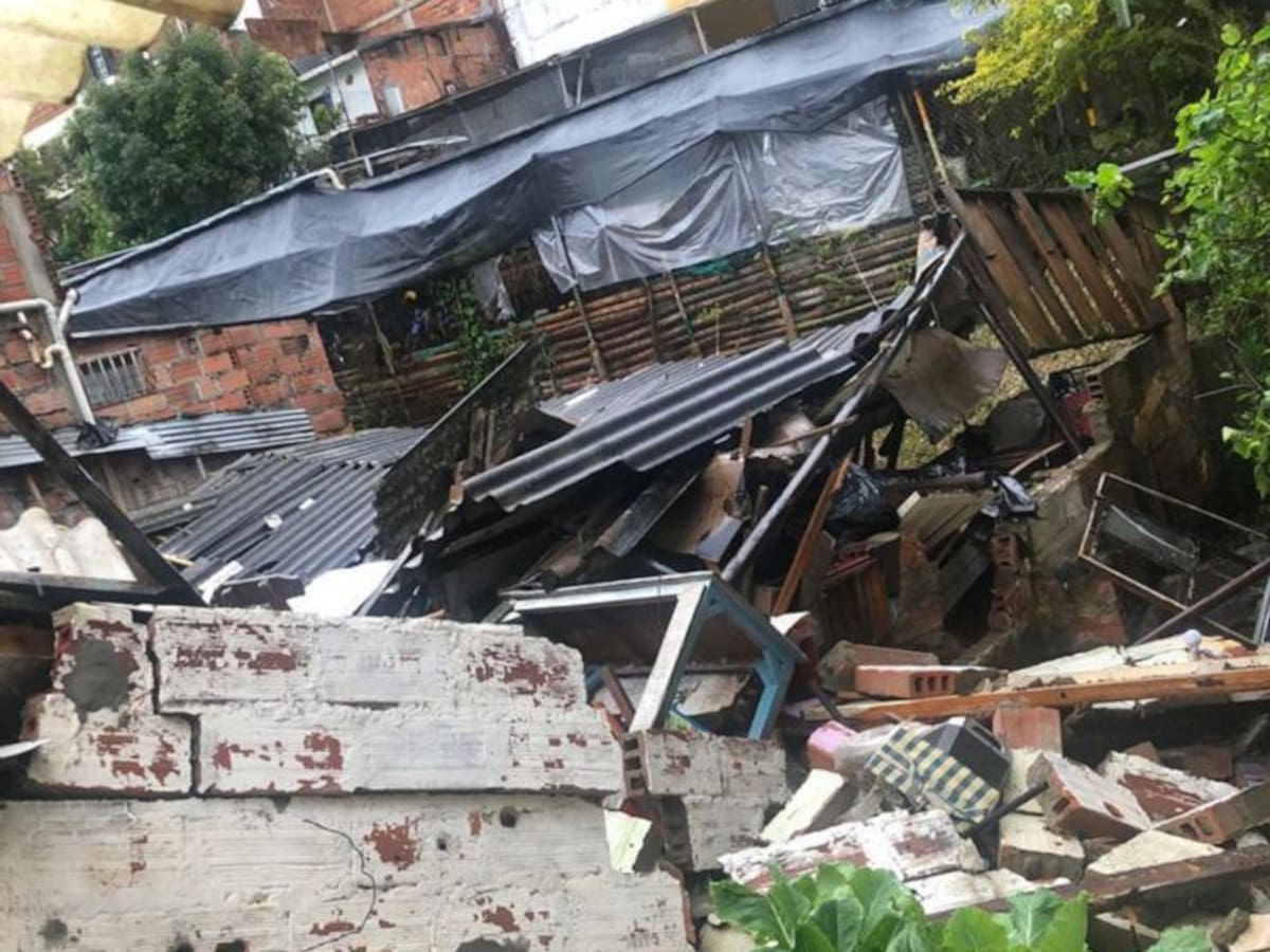 En Marinilla, Antioquia, las fuertes lluvias ocasionaron dos deslizamientos