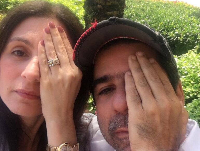 Alcalde Alejandro Char y la primera dama, Katia Nule.