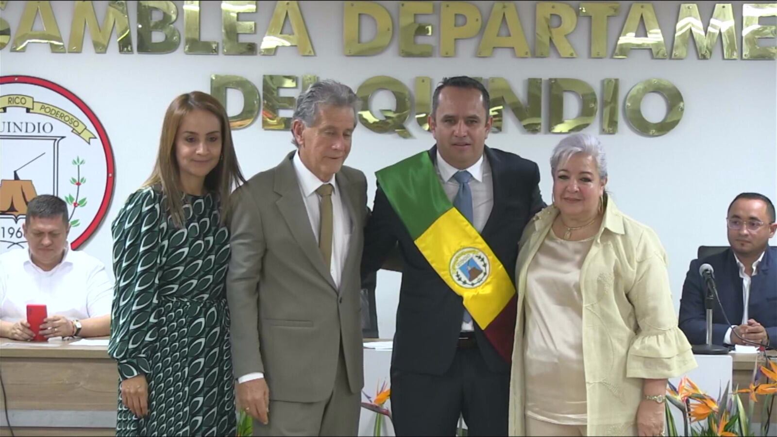 Juramento Gobernador Juan Miguel Galvis/ cortesía Pedro Pablo Gordillo