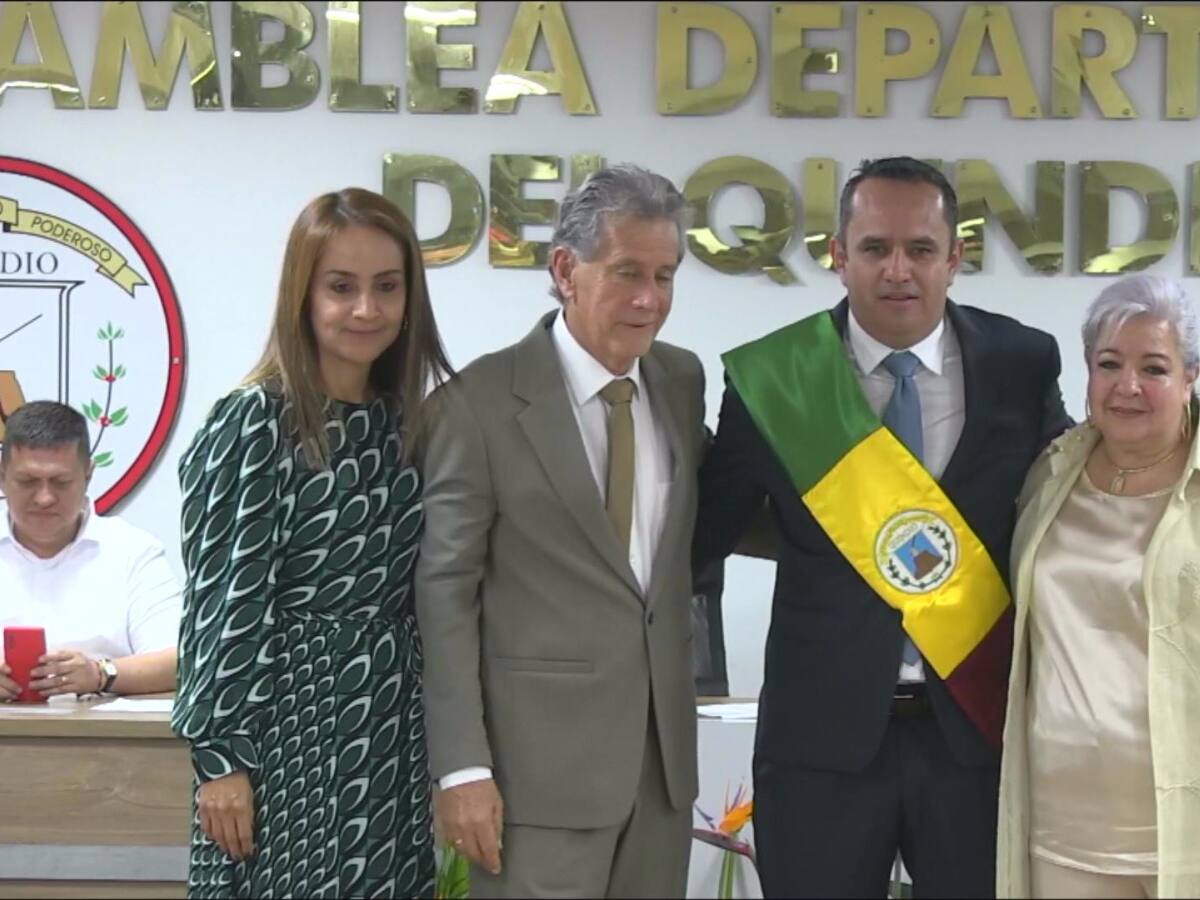 El departamento del Quindío ya tiene oficialmente Gobernador para el periodo 2024-2027