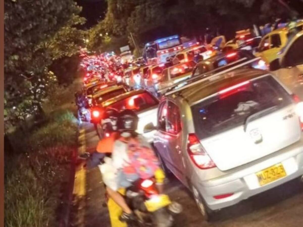 El calvario del trancón entre Floridablanca y Piedecuesta