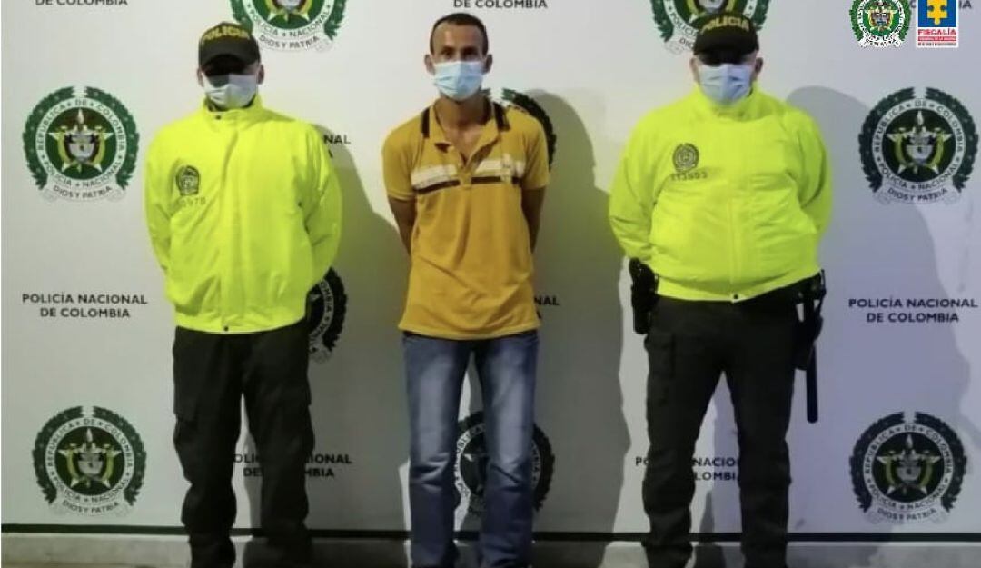 Julio César Rodriguez, capturado en Ibagué