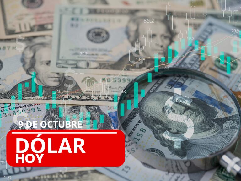 dólares con gráficas referente a la tendencia (foto Getty Images)