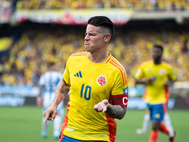 James Rodríguez de Selección Colombia / Getty Images.
