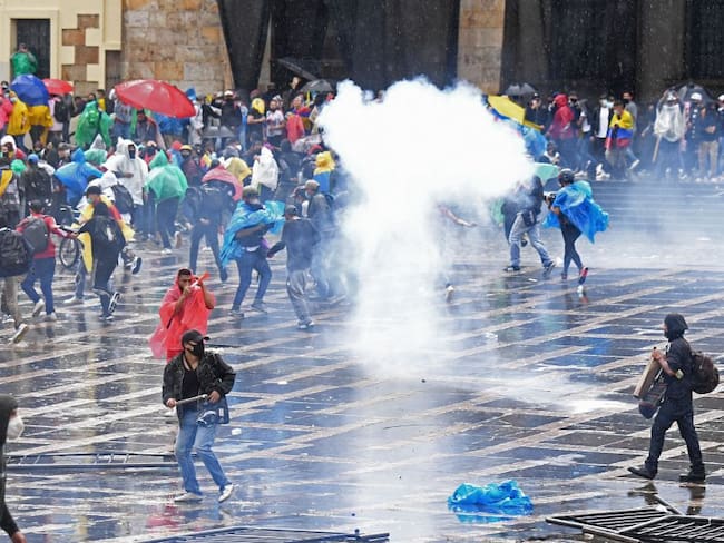 Enfrentamientos en Bogotá