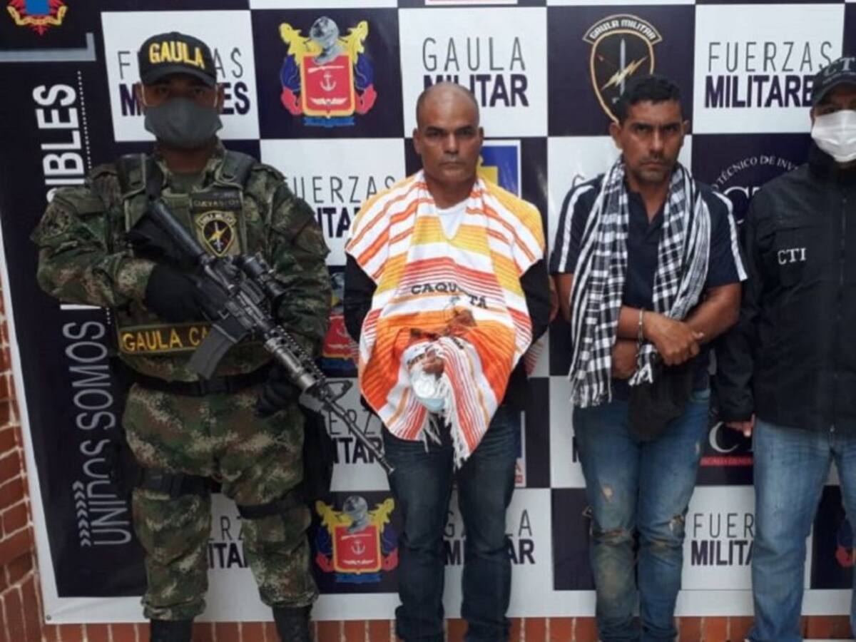 Capturados a dos presuntos extorsionistas en el Caquetá