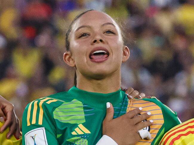 Luisa Agudelo, guardameta de la Selección Colombia sub-17. (Photo by Martín Fonseca/Eurasia Sport Images/Getty Images)