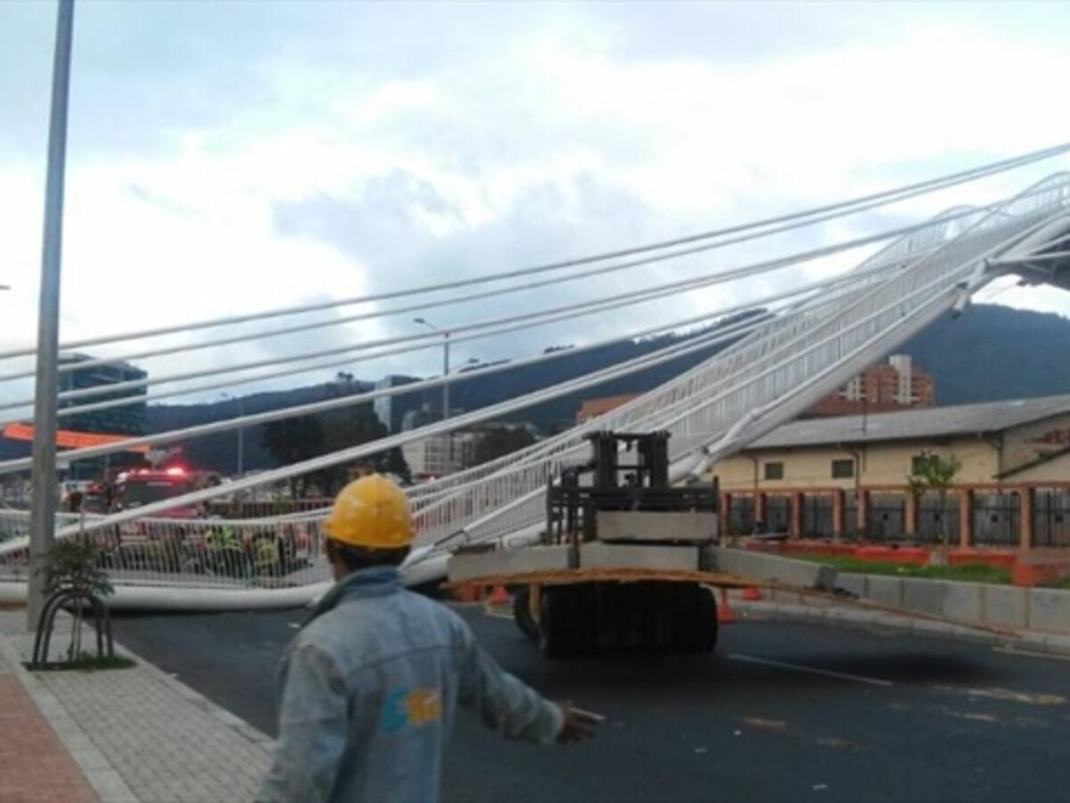Contratista de puente que colapso en Bogotá no aplicó protocolos