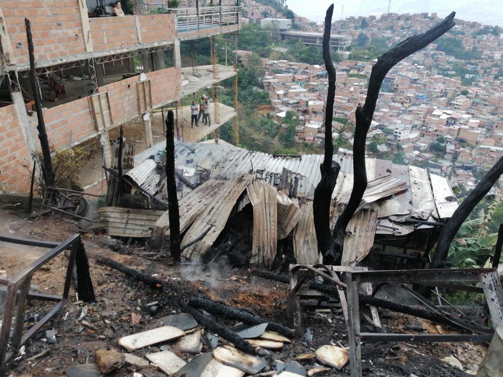 Incendio Bello- foto alcaldía