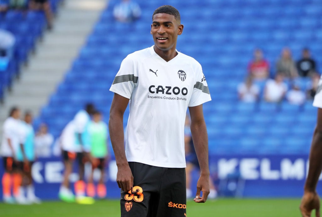 Cristhian Mosquera, futbolista colombo-español del Valencia de España (Photo by Joan Valls/Urbanandsport /NurPhoto via Getty Images)