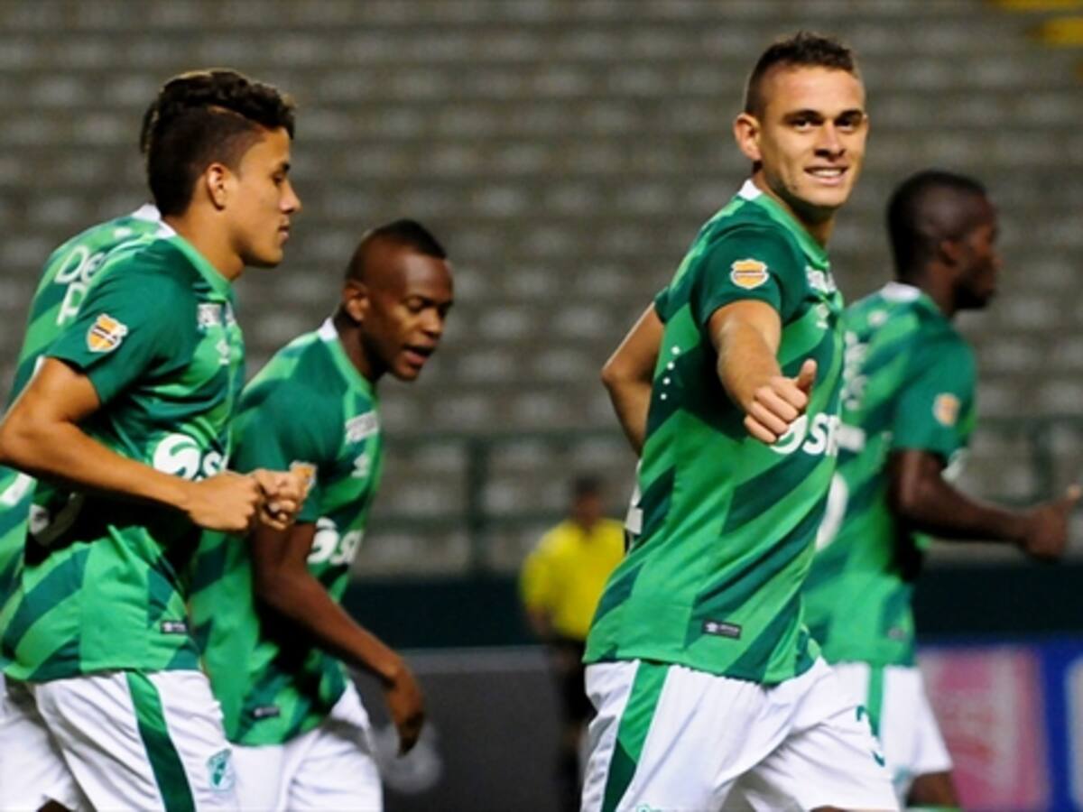 Cali goleó de la mano de Rafael Santos Borré y Harold Preciado