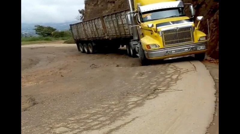 Vía Cúcuta-Ocaña. Foto: Proporcionada por Audrey Carrillo