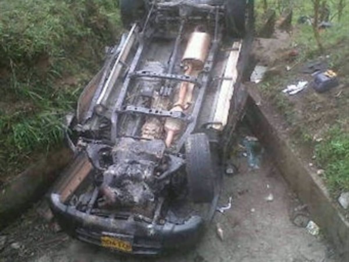 Dos muertos deja accidente de vehículo en el que viajaba excongresista