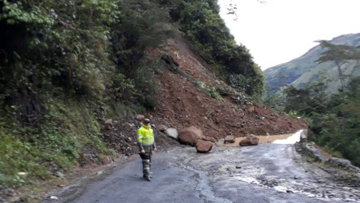 Está bloqueada por derrumbes la vía entre Risaralda y Chocó