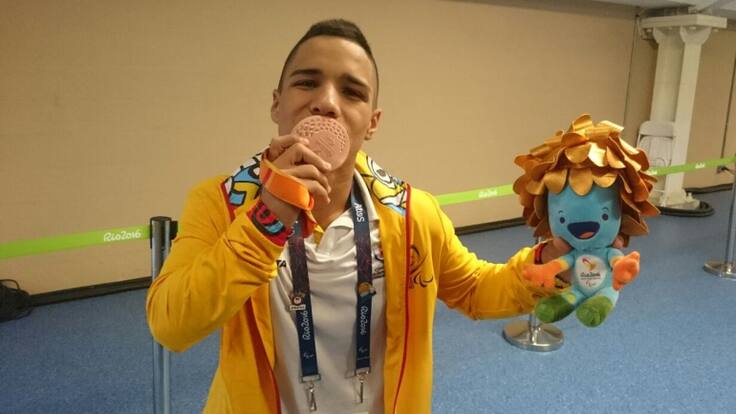 ¡Bronce! Daniel Serrano suma la segunda medalla colombiana en los Juegos Paralímpicos