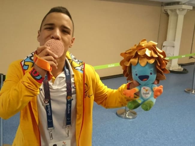 ¡Bronce! Daniel Serrano suma la segunda medalla colombiana en los Juegos Paralímpicos