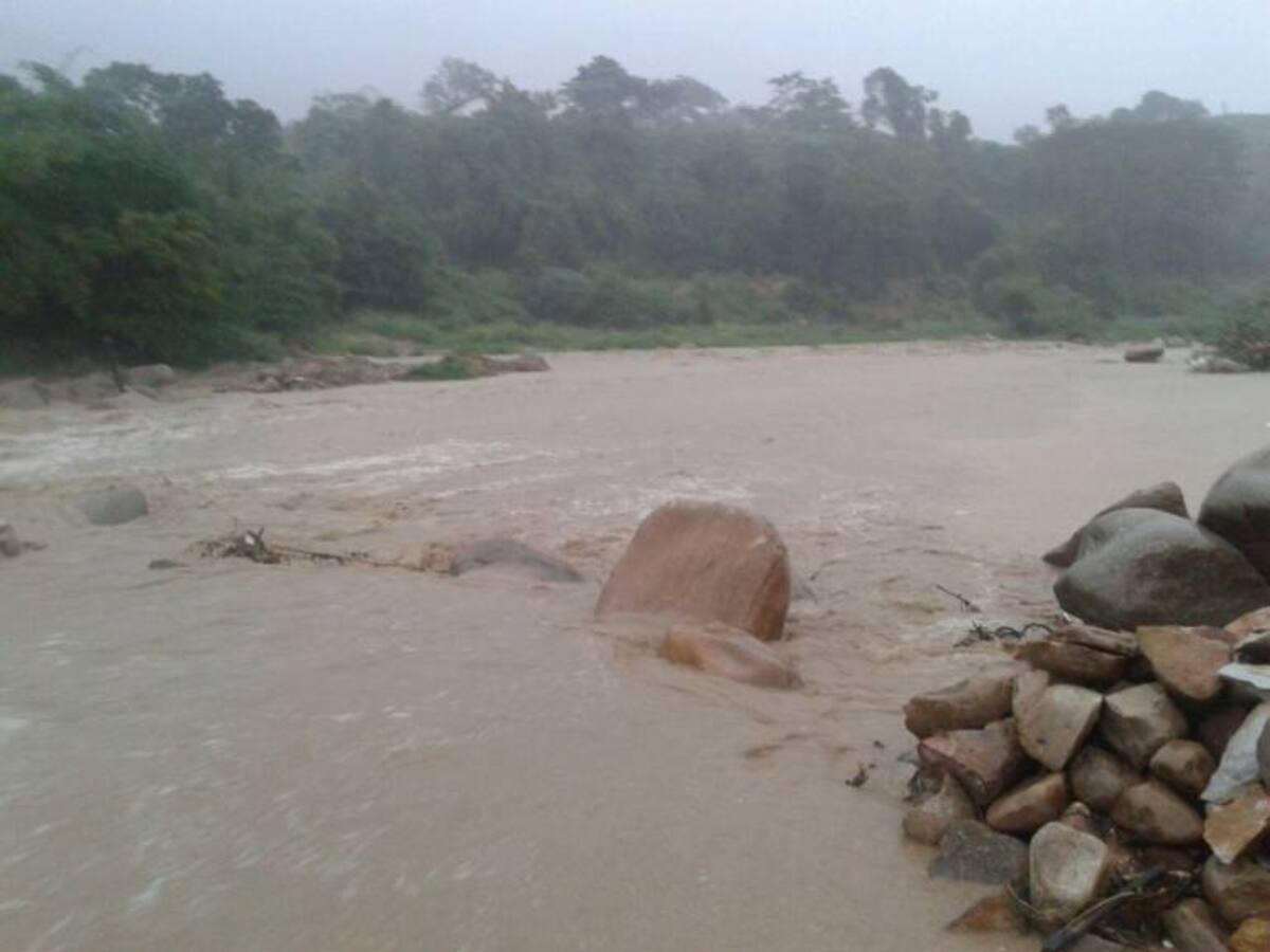 Río de Oro crece por cuenta de las lluvias