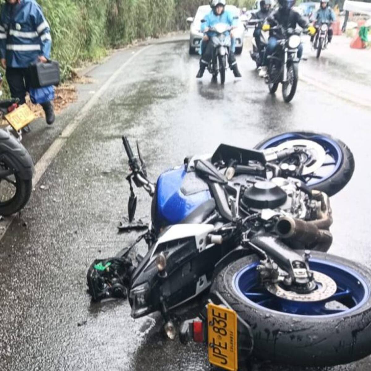 Un motociclista muerto por accidente de tránsito en la vía Armenia - Calarcá en el Quindío