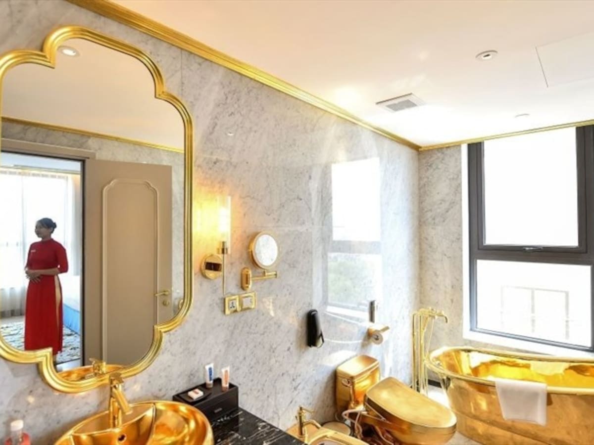 ¿Cuánto cuesta una noche en el primer hotel del mundo bañado en oro?