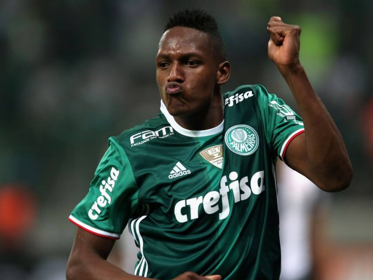 Yerry Mina, entre los 5 mejores goles de extranjeros en el Palmeiras