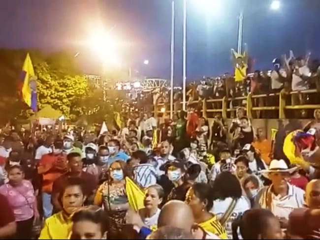 Cartagena celebró con caravanas victoria de Gustavo Petro
