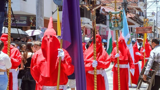 Semana Santa en Marinilla, Antioquia. Cortesía: Alcaldía de Marinilla
