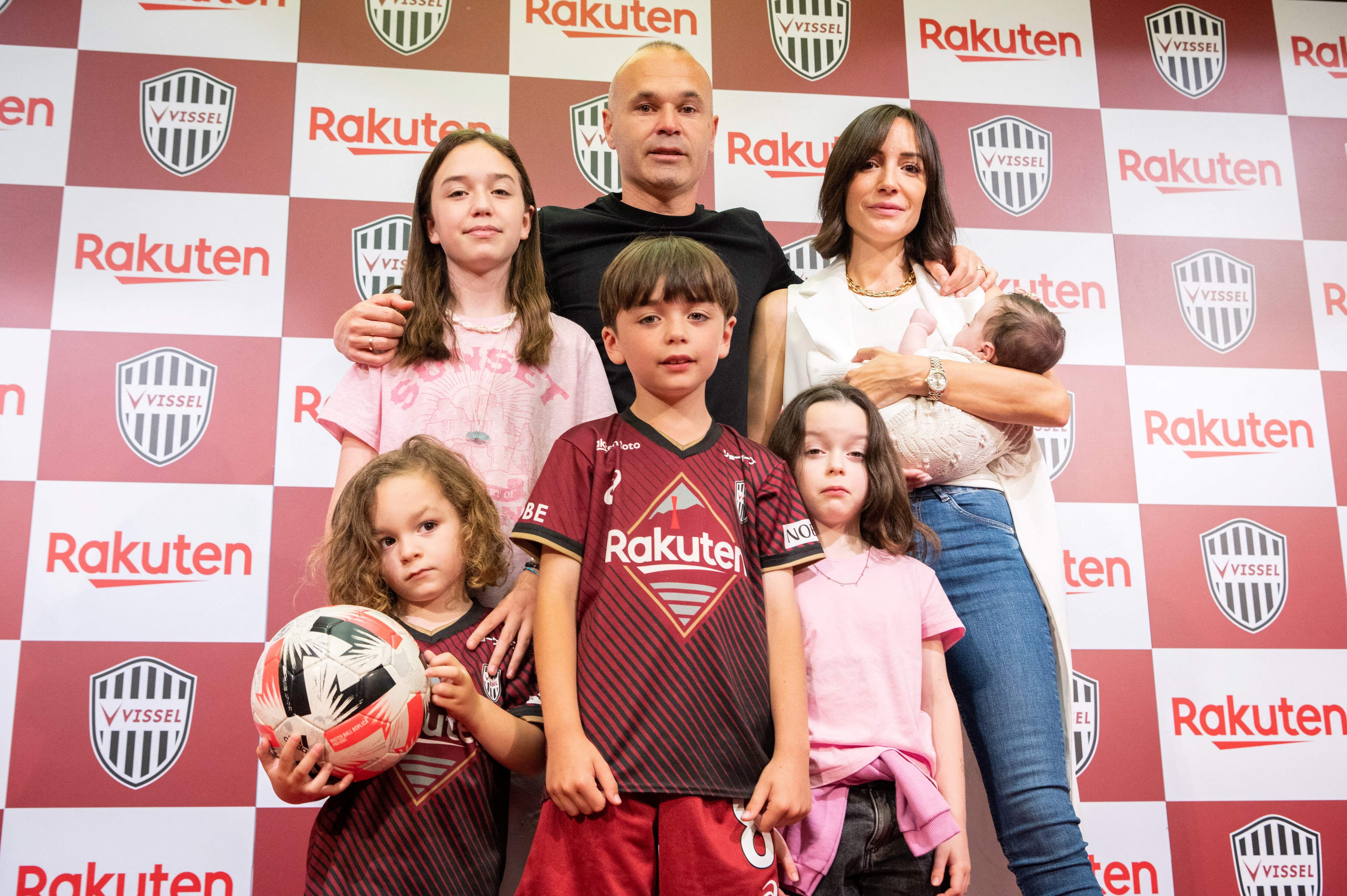Andrés Iniesta en su despedida del Vissel Kobe. (Photo by Yuichi YAMAZAKI / AFP) (Photo by YUICHI YAMAZAKI/AFP via Getty Images)