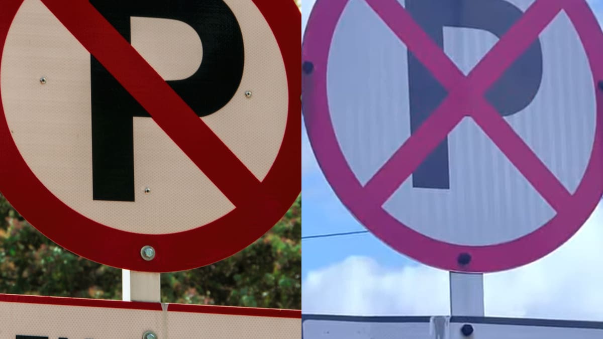 ¿Cuál es la diferencia entre la señal de ‘no parquear’ con una línea y con dos? No son lo mismo