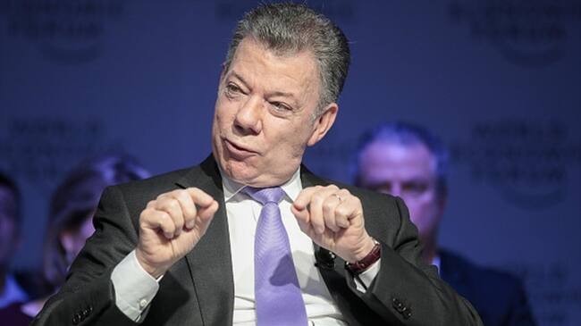 Juan Manuel Santos, presidente de Colombia. Foto: Getty Images