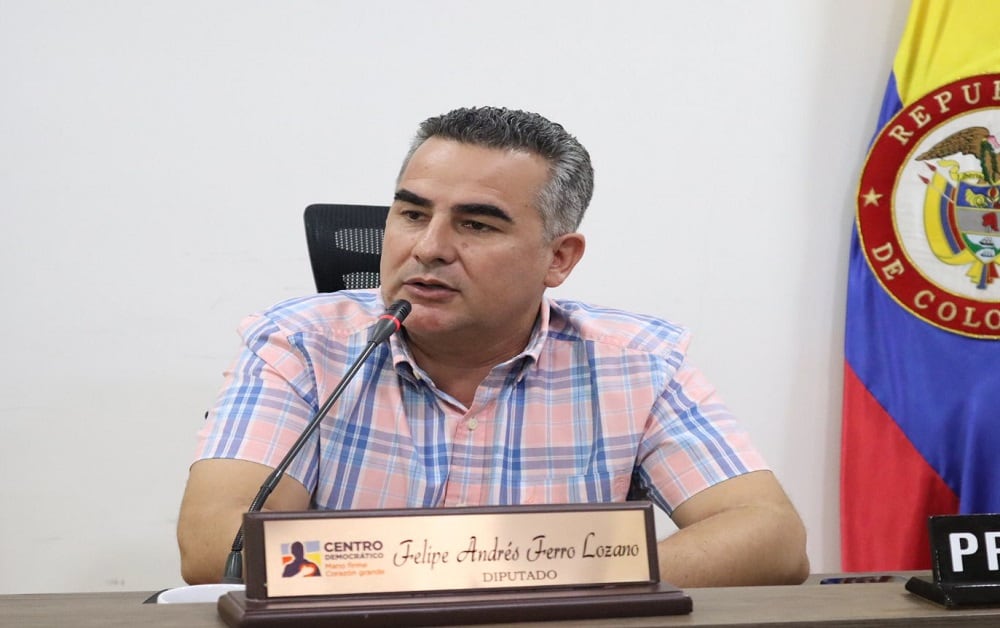 Presidente de la Asamblea del Tolima, Felipe Ferro Lozano
