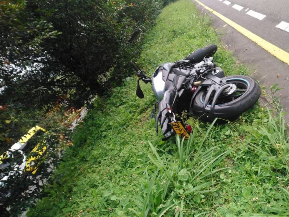 Falleció conductor de una motocicleta que sufrió un grave accidente en vías de La Dorada