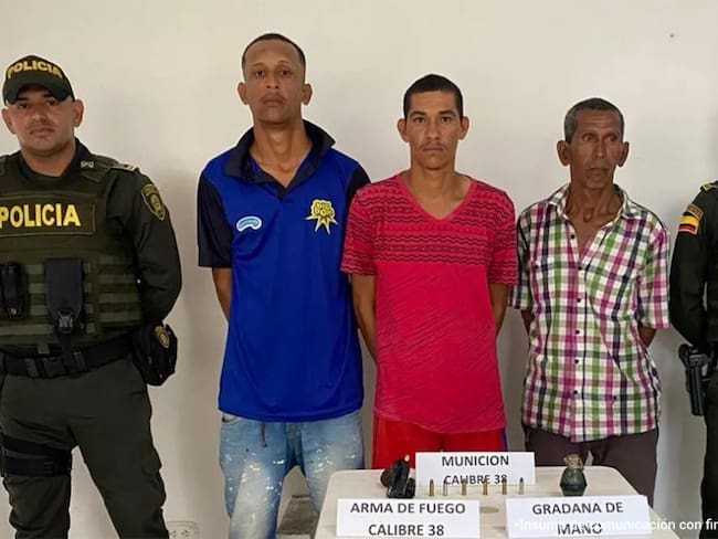 Cuatro hombres fueron privados de la libertad por presunto porte de armas en Bolívar