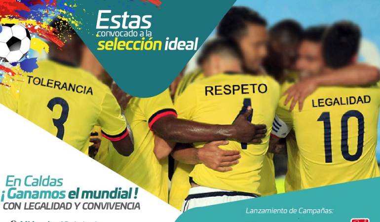 En Caldas presentan la campaña "La selección ideal"