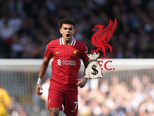 Luis Díaz podría ser vendido por Liverpool / Getty Images