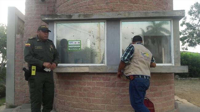 Cierran por diez días un motel en el sur de Cartagena. Foto: Cortesía/ Policía de Cartagena.
