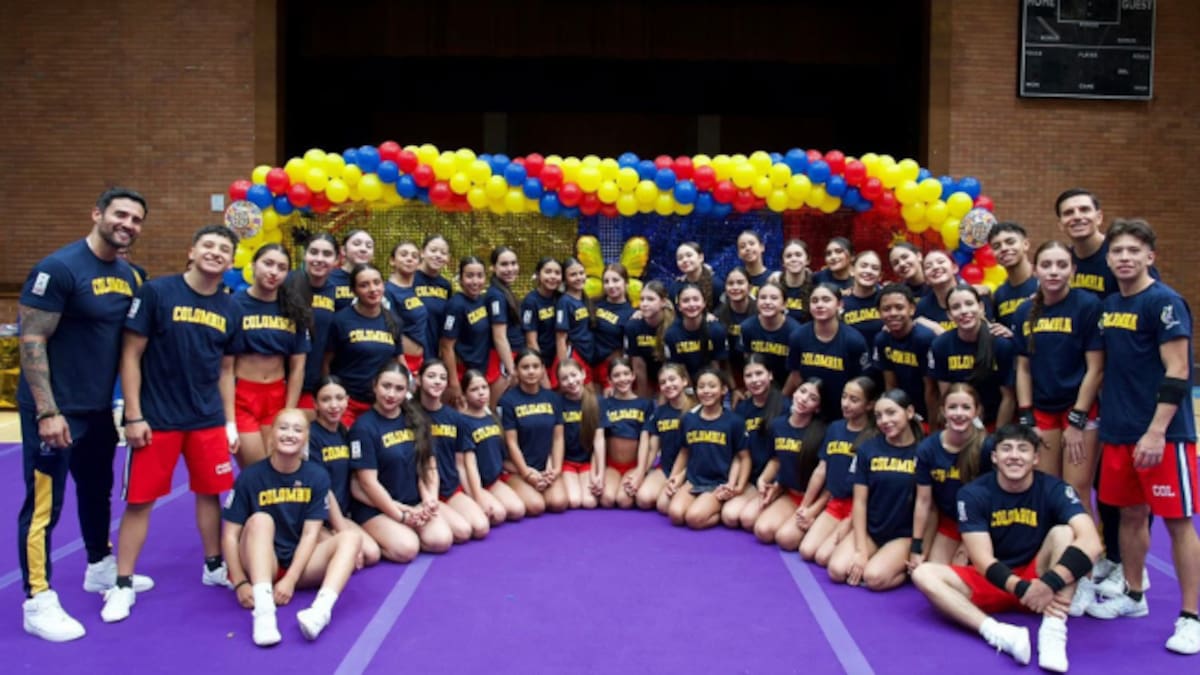 Colombia gana oro y plata en el Mundial de porrismo en Estados Unidos