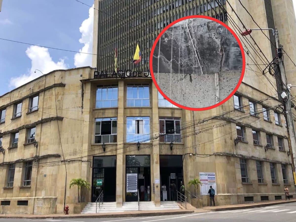 Funcionarios del Palacio de Justicia de Ibagué temen por su vida porque el edificio tiene grietas