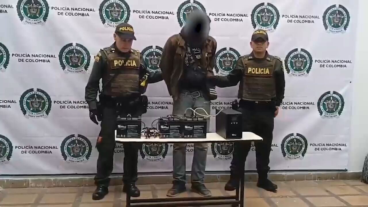 Hurto a la red de semaforización | Foto: Policía Pasto