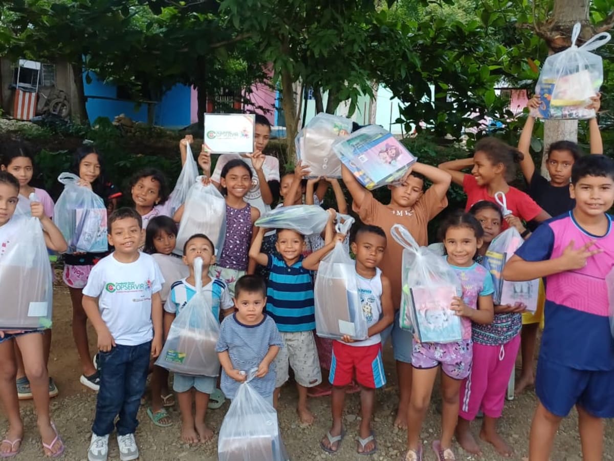 Fundación Social Copservir entregó herramientas educativas y esperanza a comunidades de Bolívar