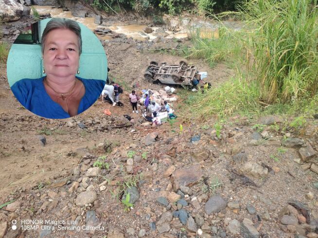 Accidnete de tránsito en Amalfi, Antioquia- fotos cortesía