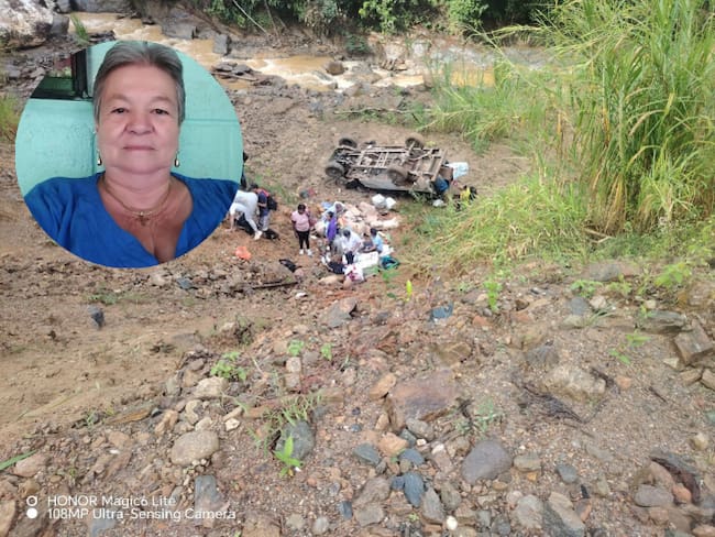 Accidnete de tránsito en Amalfi, Antioquia- fotos cortesía