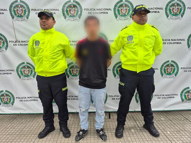 Capturan al señalado homicida de un líder sindical en Turbo. Foto: Policía Urabá.