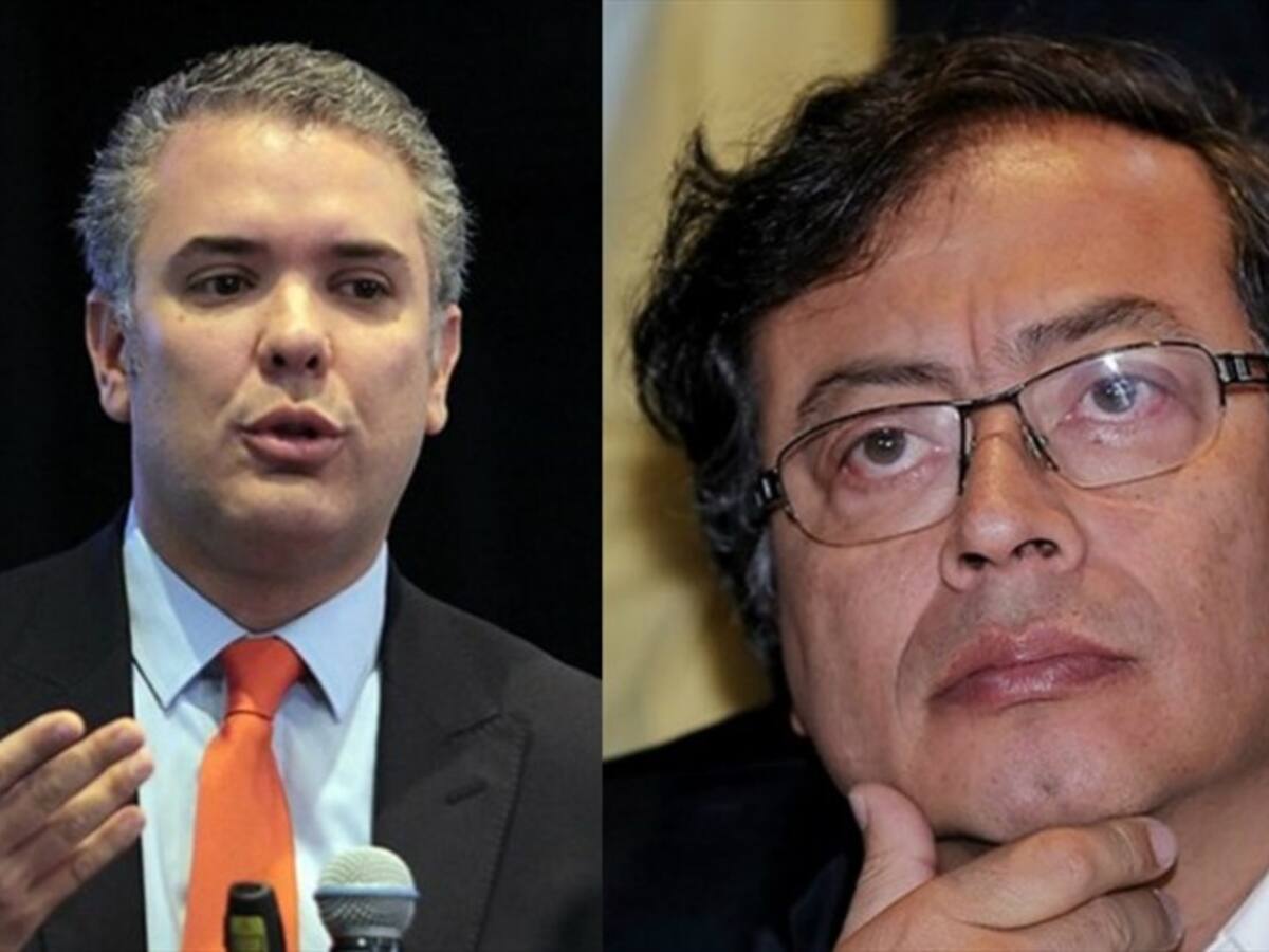 Iván Duque y Gustavo Petro lideran intención de voto
