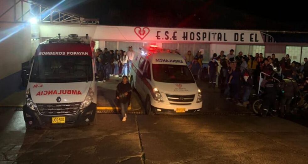Identifican a víctimas y heridos por caída de un rayo en El Tambo, Cauca - Cuerpo de Bomberos Voluntarios de Popayán