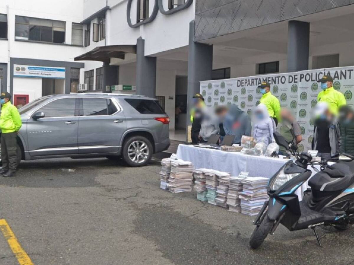 Cayó banda dedicada a la venta ilegal de chance en Antioquia, 12 capturados