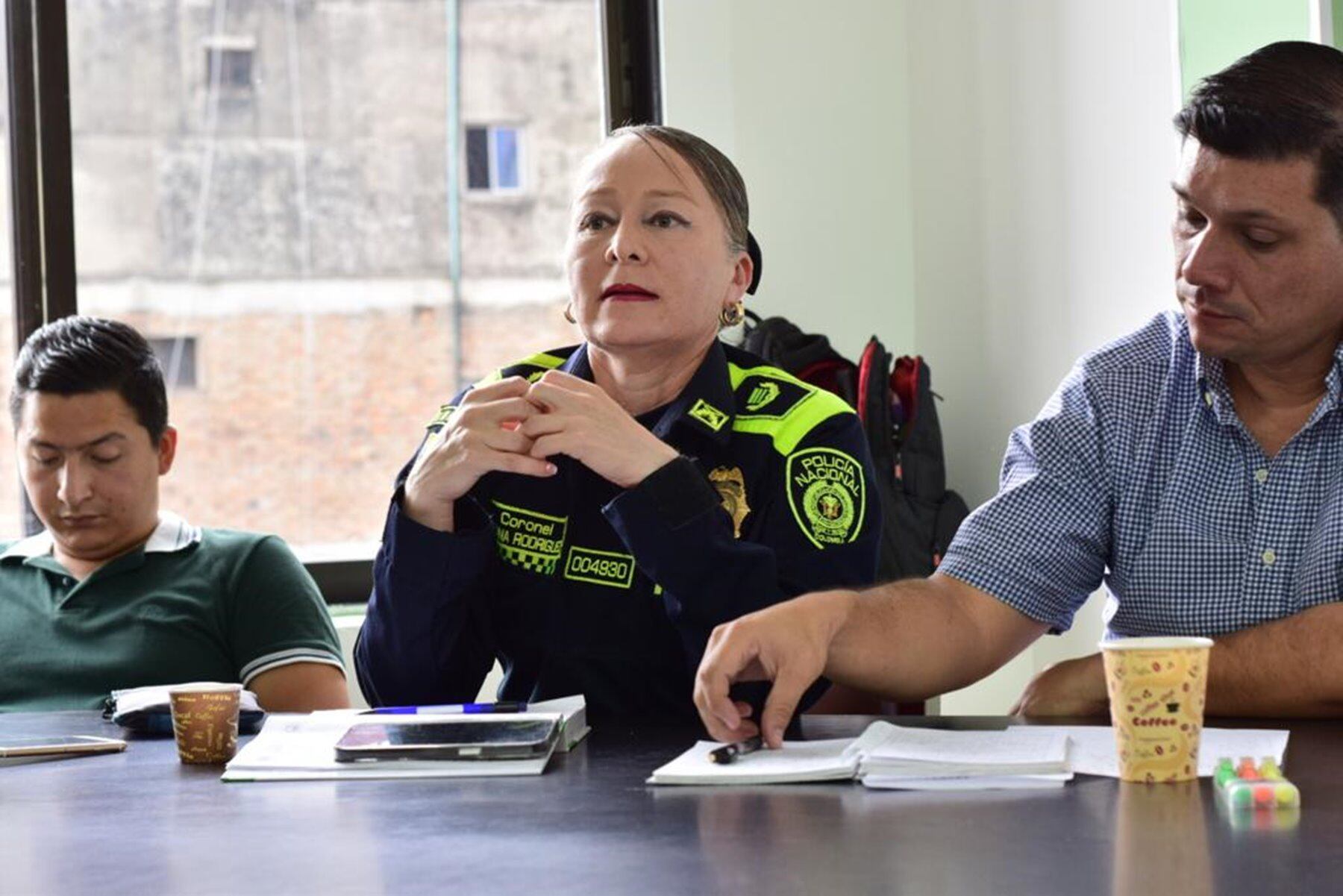 Sandra Liliana Rodríguez, comandante de la Metropolitana de Ibagué