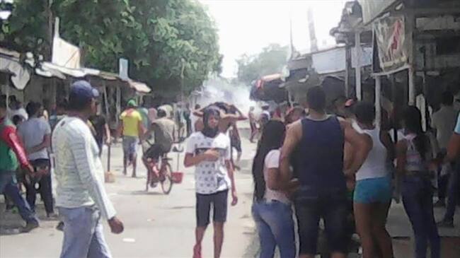 Venezolanos participaron en desmanes en el municipio de Puerto Santander. Foto: La W.